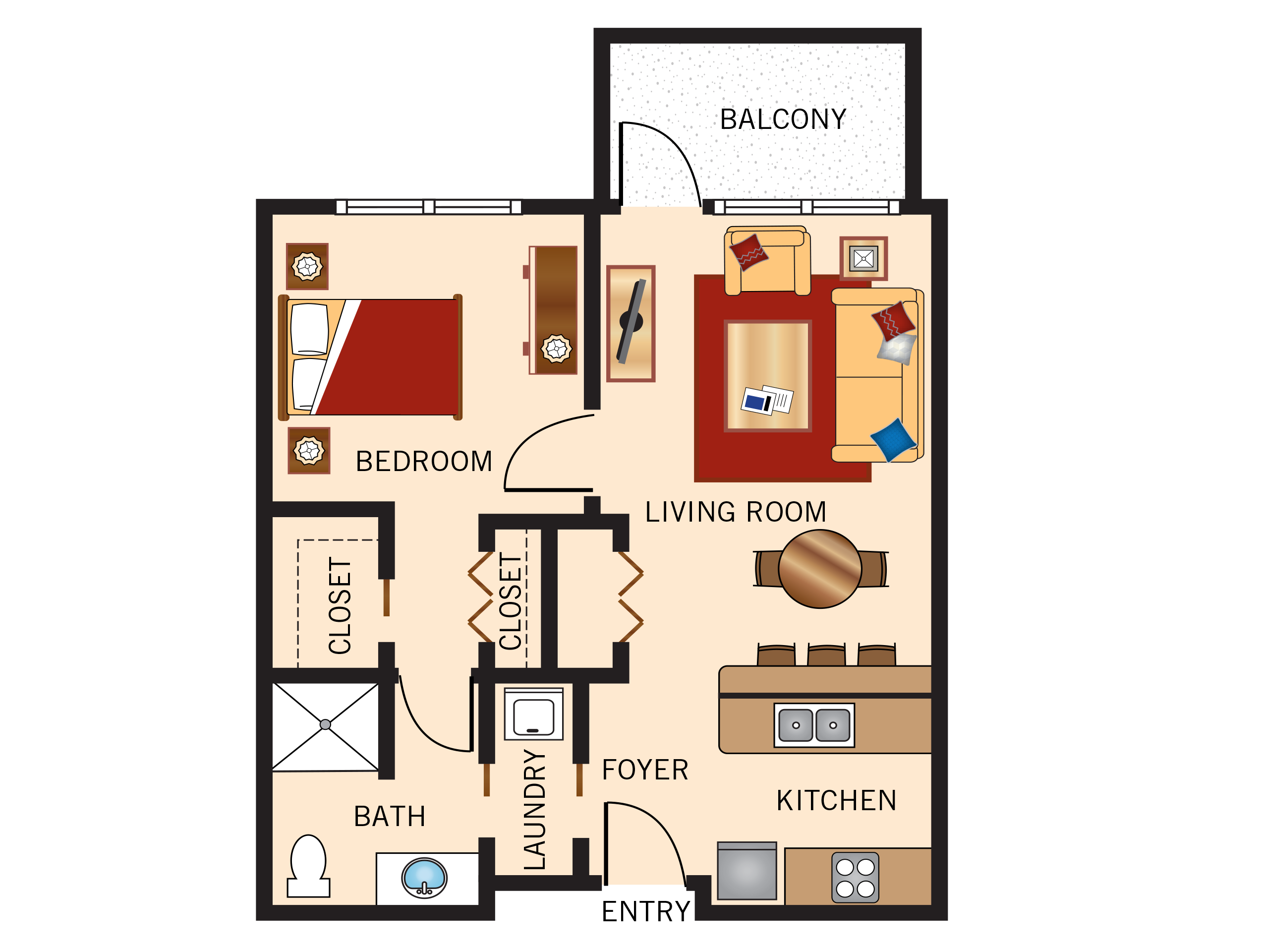 The Egret floor plan