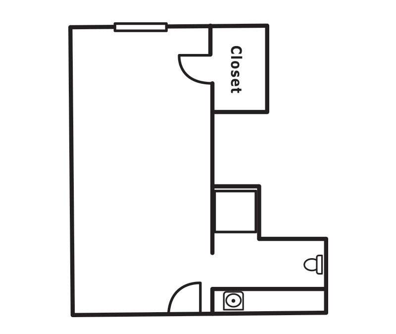 Ponderosa Studio A floor plan