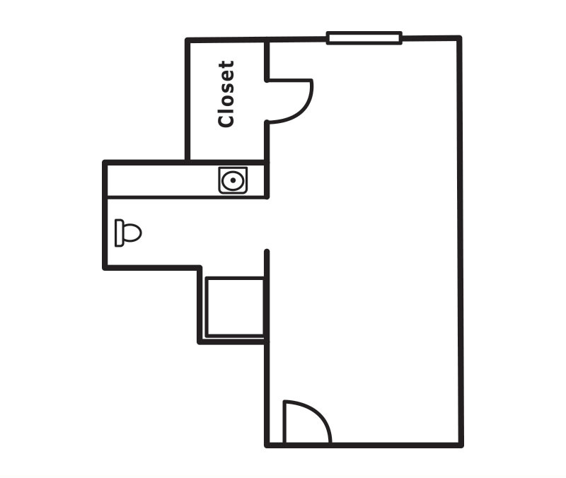 Ponderosa Studio B floor plan