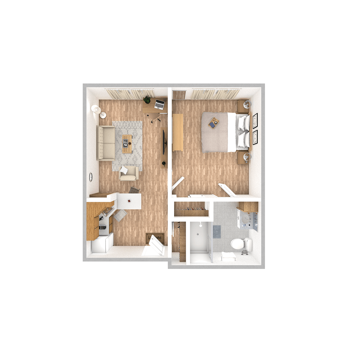 Harbor floor plan